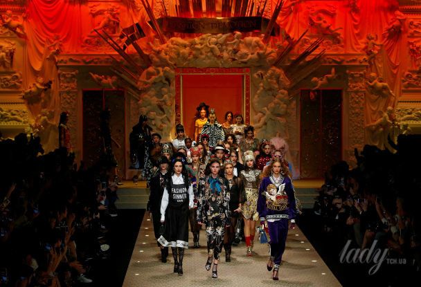 Показ коллекции Dolce & Gabbana в Милане / © Reuters