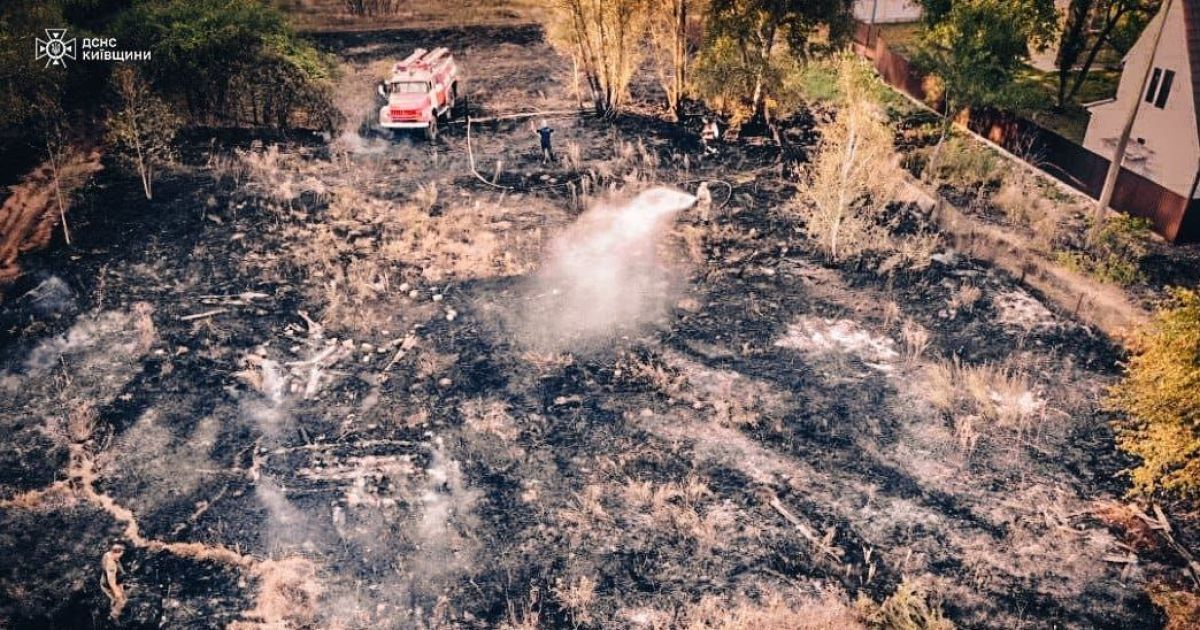 В Киевской области горят торфяники