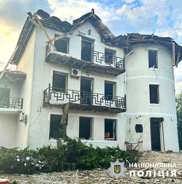 Наслідки атаки дронами по Київській області 1 серпня / © Поліція Київської області