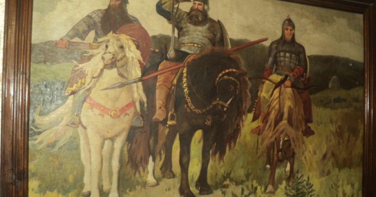 "Три богатирі" / Картина Віктора Васнецова