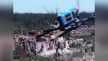 Російські окупант передав привіт українському дрону