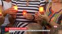 Вшанування героїв. В Одесі карту України виклали живими вогниками