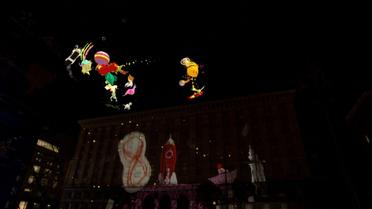 Световой запуск Луча мечты на Kyiv Lights Festival 2019