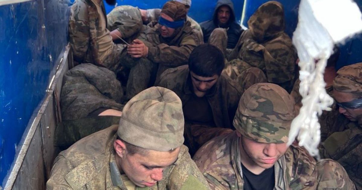 Російські військові, захоплені в полон у Курській області / Фото: джерела в СБУ
