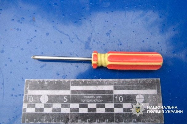 Ограбление раненого военного на Печерске / © Полиция Киева