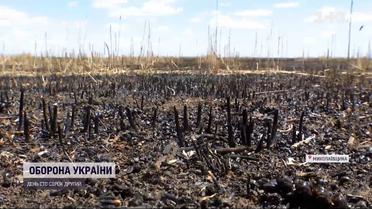 Росіяни навмисно випалюють українські поля із зерном