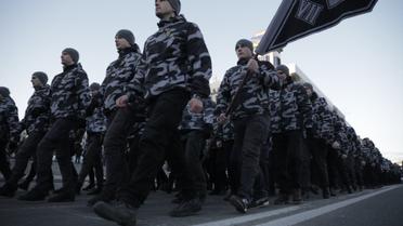 Марш національних дружин_01 / © Національні дружини / Facebook