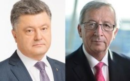 Порошенко призвал главу Еврокомиссии поддержать введение миротворцев на Донбасс