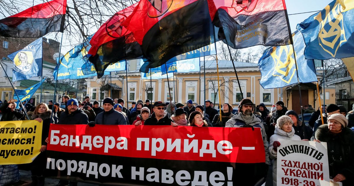 мітинг під посольством Польщі / © Reuters