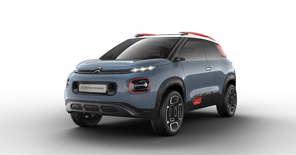 Citroen рассекретил новый концептуальный кроссовер C-Aircross