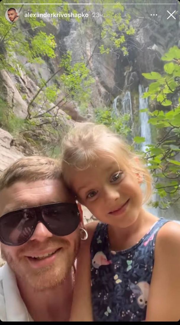 Александр Кривошапко с дочерью / © instagram.com/alexanderkrivoshapko