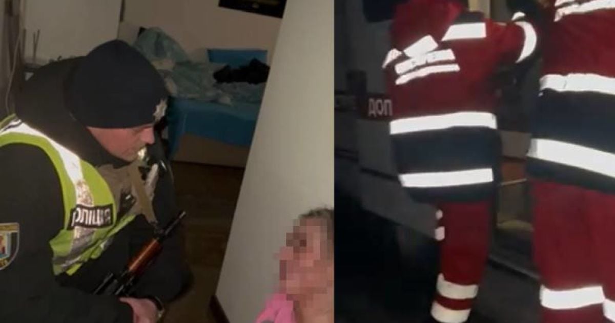 Хотіла стрибнути з вікна п'ятого поверху: у Києві дивом врятували жінку (фото)