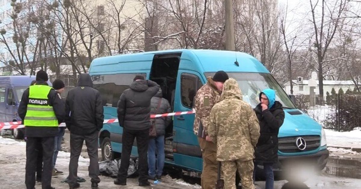 В полиции рассказали подробности резни на остановке маршрутки в Киеве