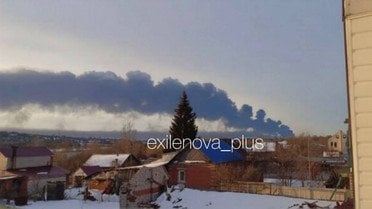 атака на нафтобазу у Кстово_6 / © із соцмереж