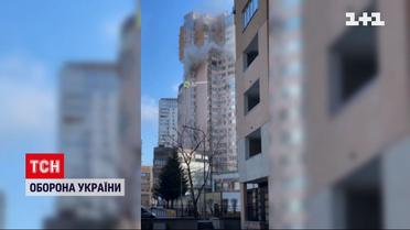 У Києві ракета влучила у багатоповерхівку