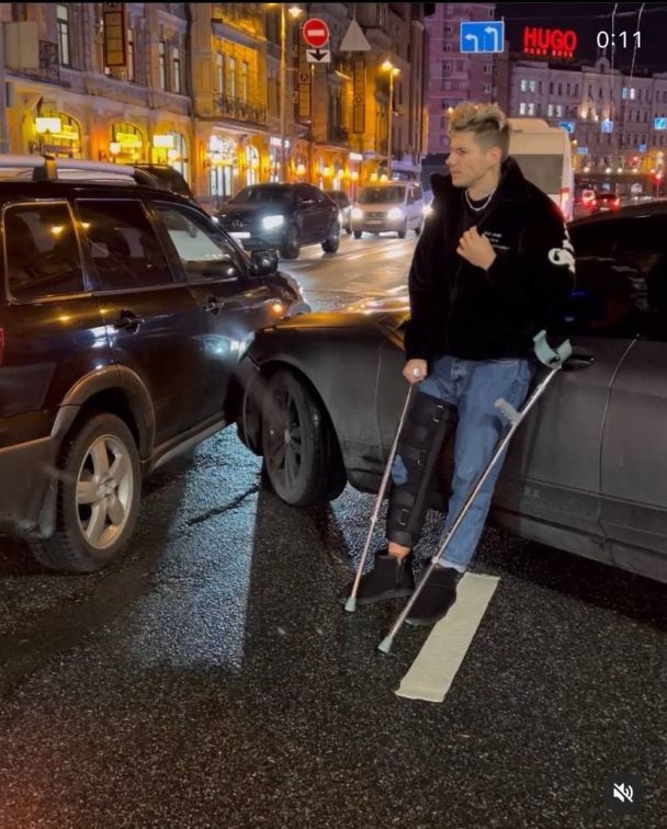 Александр Волошин попал в ДТП / © instagram.com/voloshyn_xx