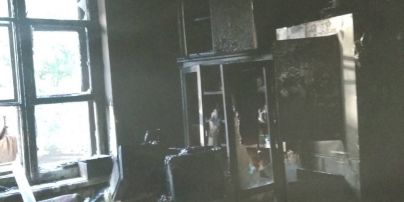 В Кривом Роге во время пожара во Дворце культуры погиб мужчина