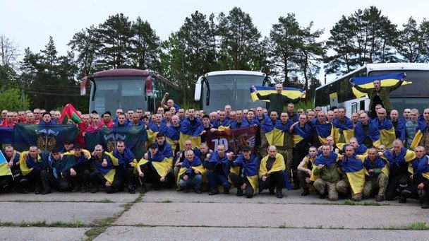 Обмін полоненими 6 травня / © Координаційний штаб з питань поводження з військовополоненими