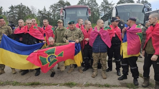 Обмін полоненими 6 травня / © Координаційний штаб з питань поводження з військовополоненими