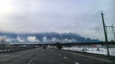 атака на нафтобазу у Кстово_5 / © із соцмереж