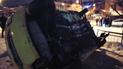 На Донетчине пьяный водитель снес светофор и перевернулся, скрываясь от полицейской погони