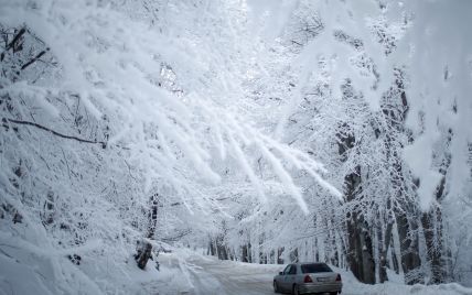 Украину атакует снежная непогода. Текстовый онлайн
