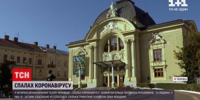 Новини України: в музично-драматичному театрі Чернівців стався спалах коронавірусу