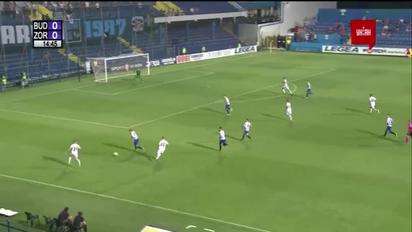 Будучность - Заря - 0:1. Видео гола Громова