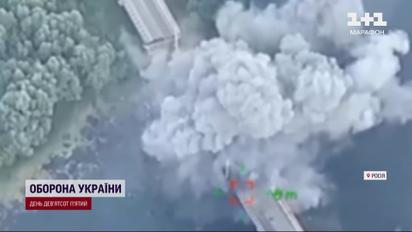 Видео, как ВСУ уничтожают мост на Курщине!