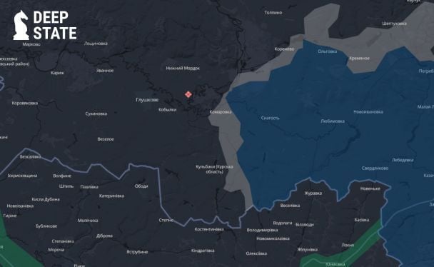 Курская область. Карта DeepState.
