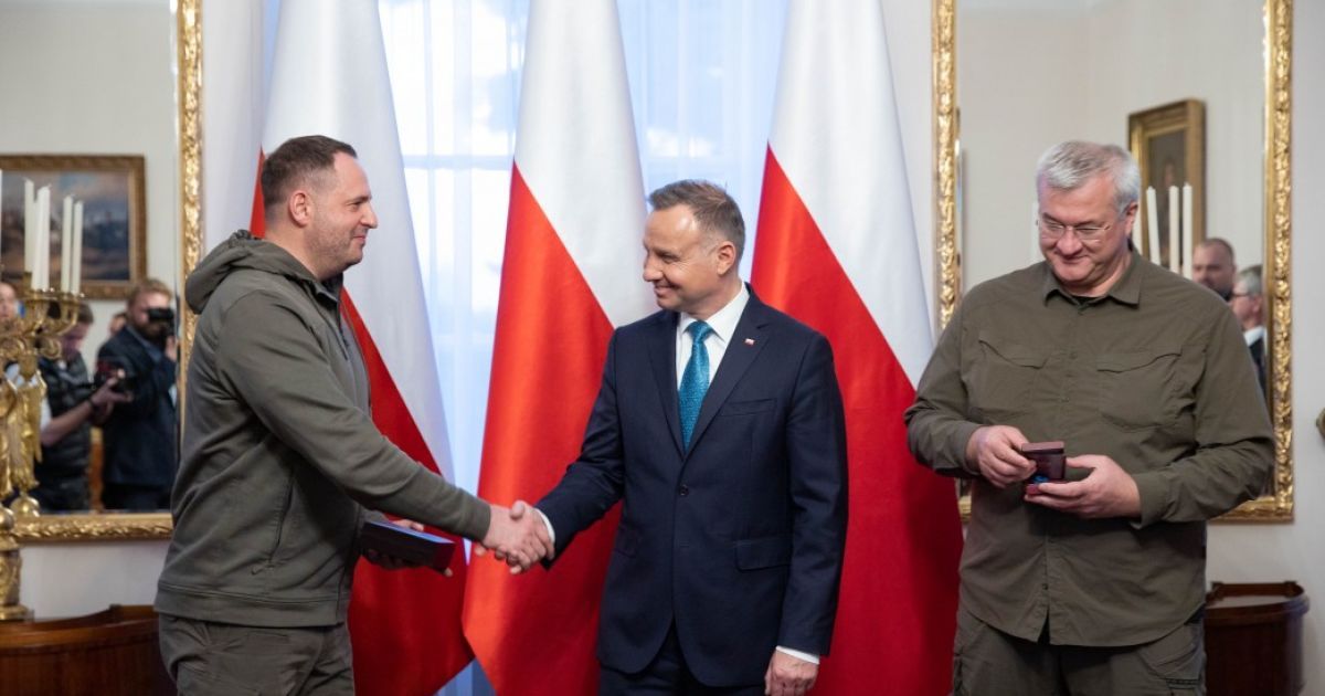 Ермак и Дуда обсудили поддержку Польши на пути Украины в НАТО