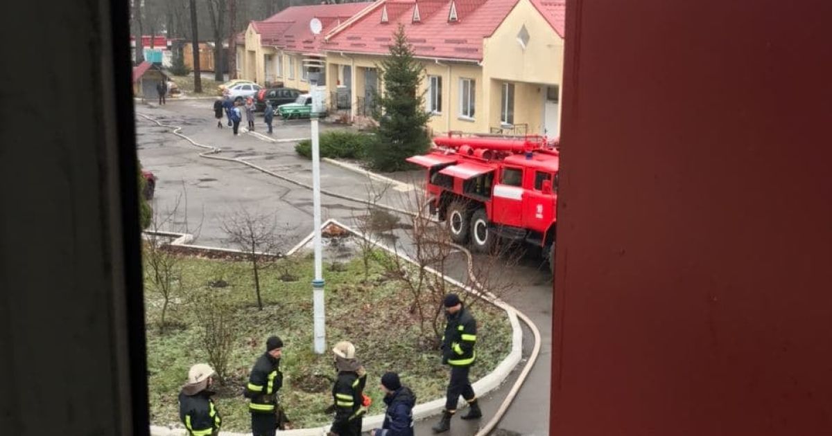 Пожежа в психоневрологічному диспансері_2 / © Управління ДСНС Києва