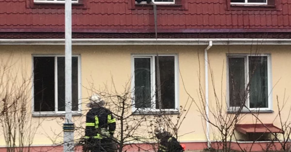 Пожежа в психоневрологічному диспансері_1 / © Управління ДСНС Києва
