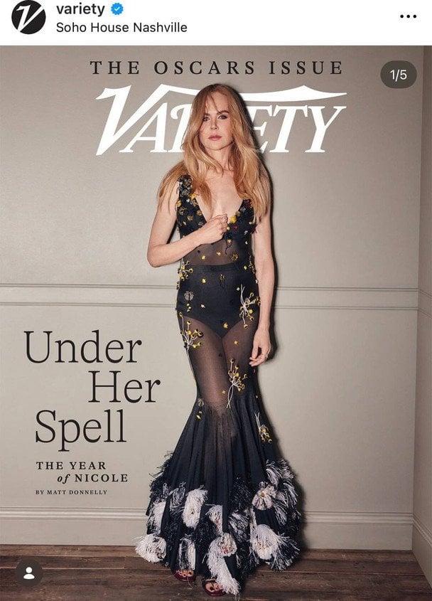 Ніколь Кідман / Фото: instagram.com/variety