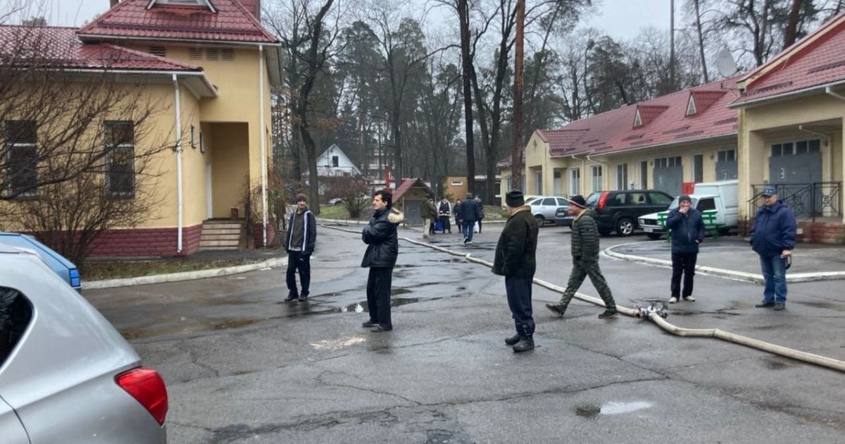 Пожежа в психоневрологічному диспансері_4 / © Управління ДСНС Києва