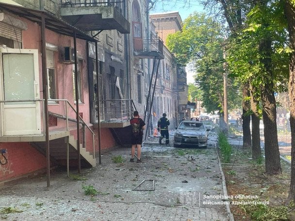 Росіяни завдали удару по Запоріжжю.