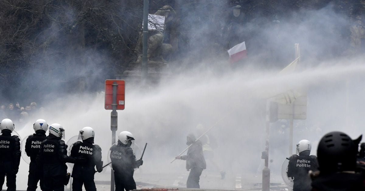 протести у брюсселі