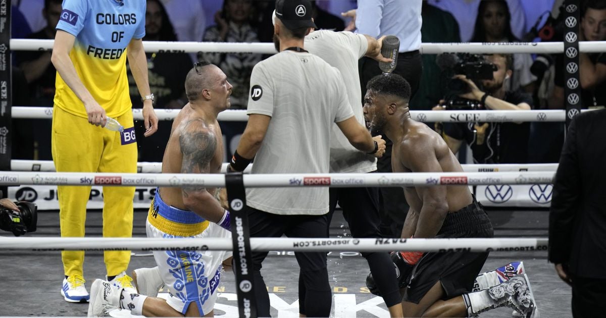 Олександр Усик та Ентоні Джошуа