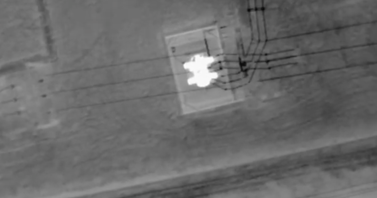 Момент удара по подстанции Белгородщины/Фото: скриншот