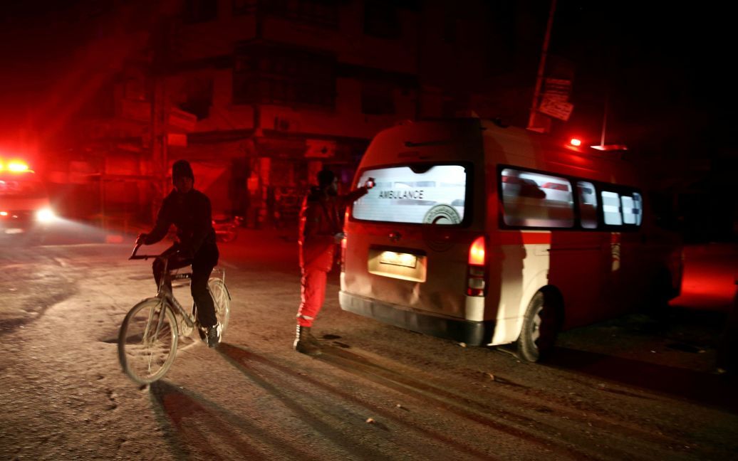 Медицинская эвакуация в Восточной Гуте в Сирии / © Reuters