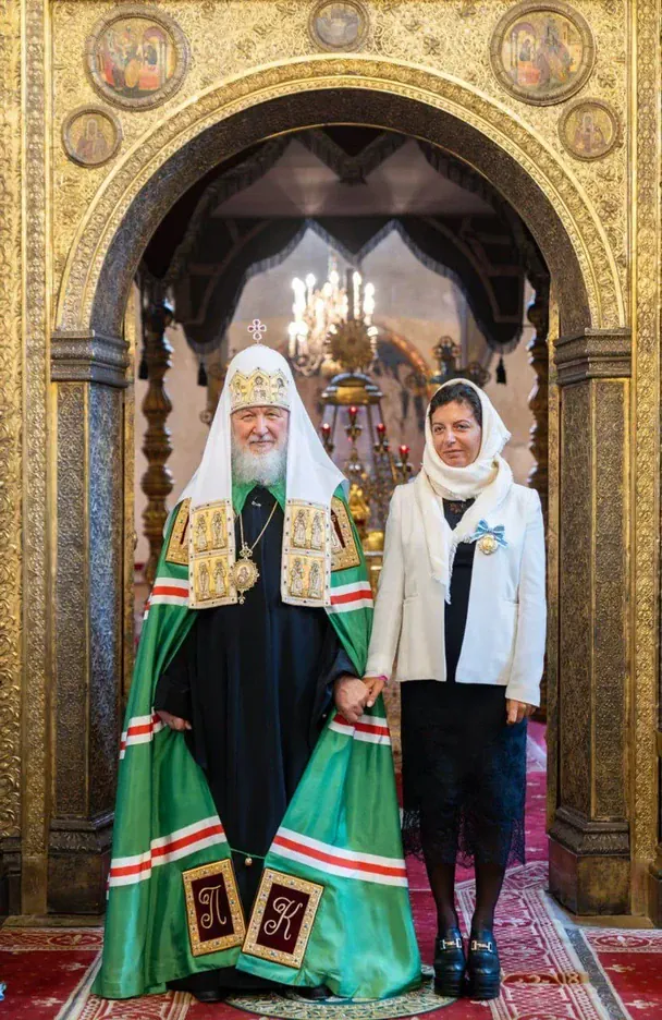 Z-патріарх Кирило і пропагандистка Симоньян