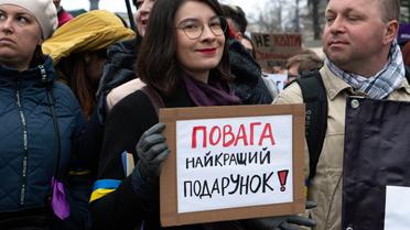 Марш жінок 2020 у Києві_7 / © ТСН.ua/Олександра Агєєва