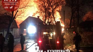 Пожежа Гомельська Київ_5 / © Facebook/Киев Оперативный