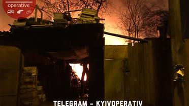 Пожежа Гомельська Київ_2 / © Facebook/Киев Оперативный