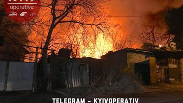 Пожежа Гомельська Київ_3 / © Facebook/Киев Оперативный