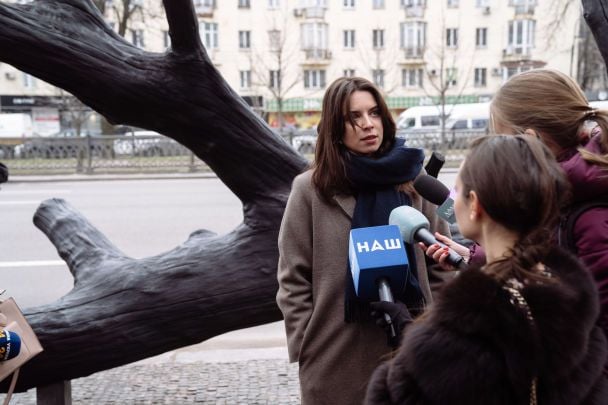 Анна Камишан – архітекторка і художниця, авторка інсталяції "Погляд у минуле"