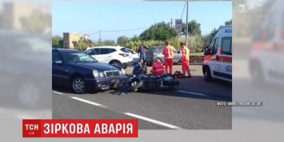 На итальянском острове Сардиния Джордж Клуни попал в ДТП на мотоцикле
