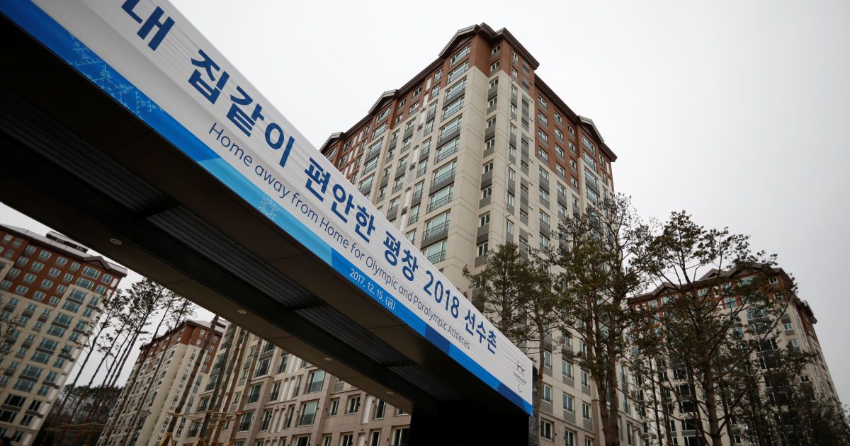 У Південній Кореї завершилось будівництво олімпійського селища