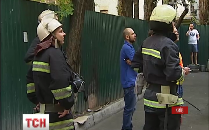 В центре Киева произошел пожар в одном из ресторанов