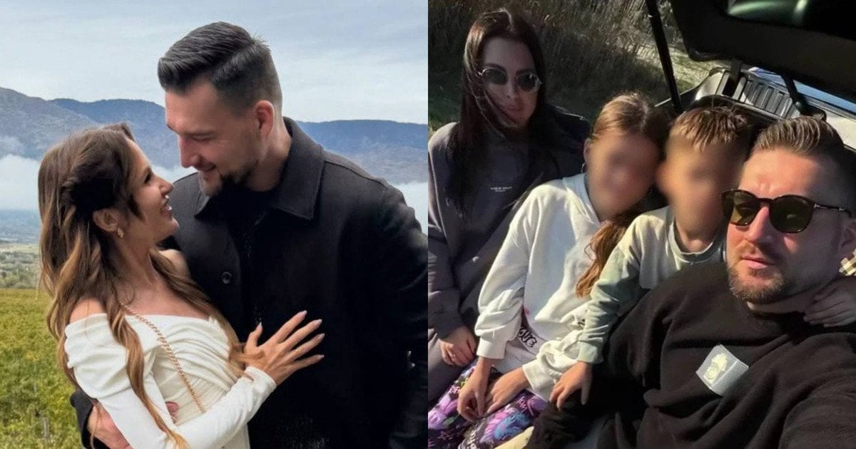 Наталка Денисенко, Юрій Савранський з ексдружиною та дітьми